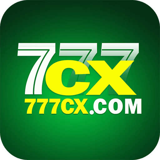 777CX game logo featuring white triple seven numerals and bold yellow CX text on a green gradient background.