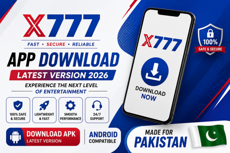X777 App Download Latest Version 2026 featured image for Android users in Pakistan