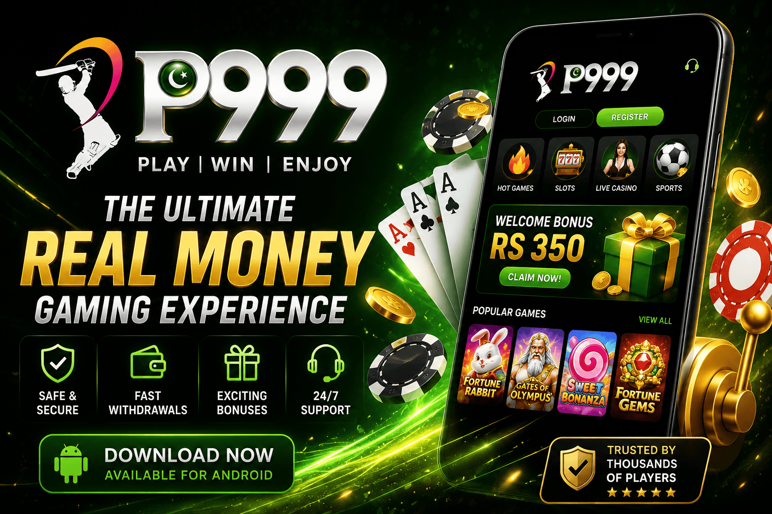 Best Online Casino Bonus - P999 Game Download APK Latest Version 2026 | Slots & Real Money